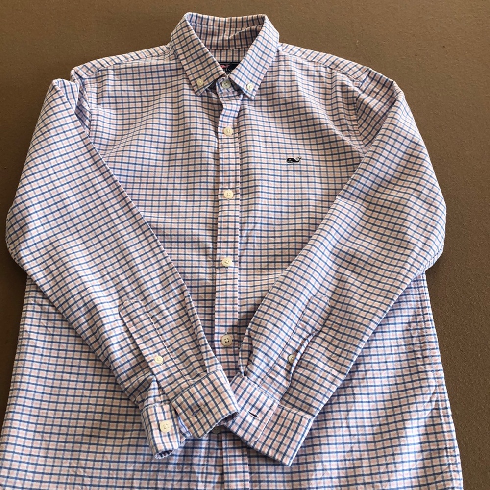 Vineyard Vines button down whale shirt
